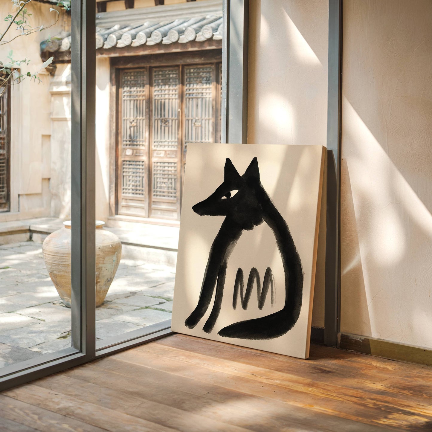 Midnight Fox Speaks Ancient Signs