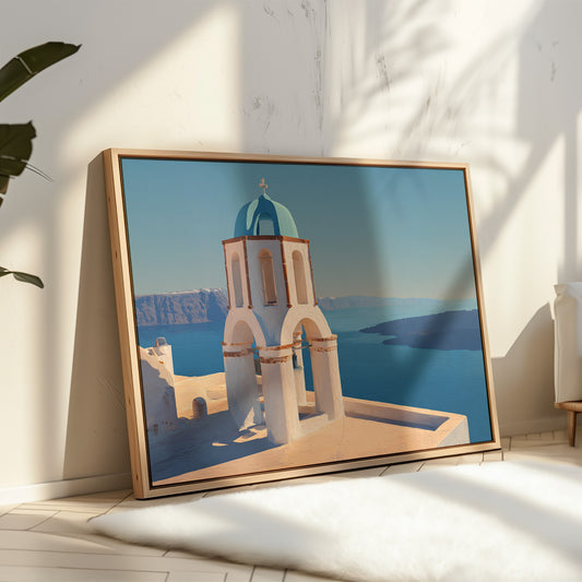 Aegean Light Bathes Sacred Heights