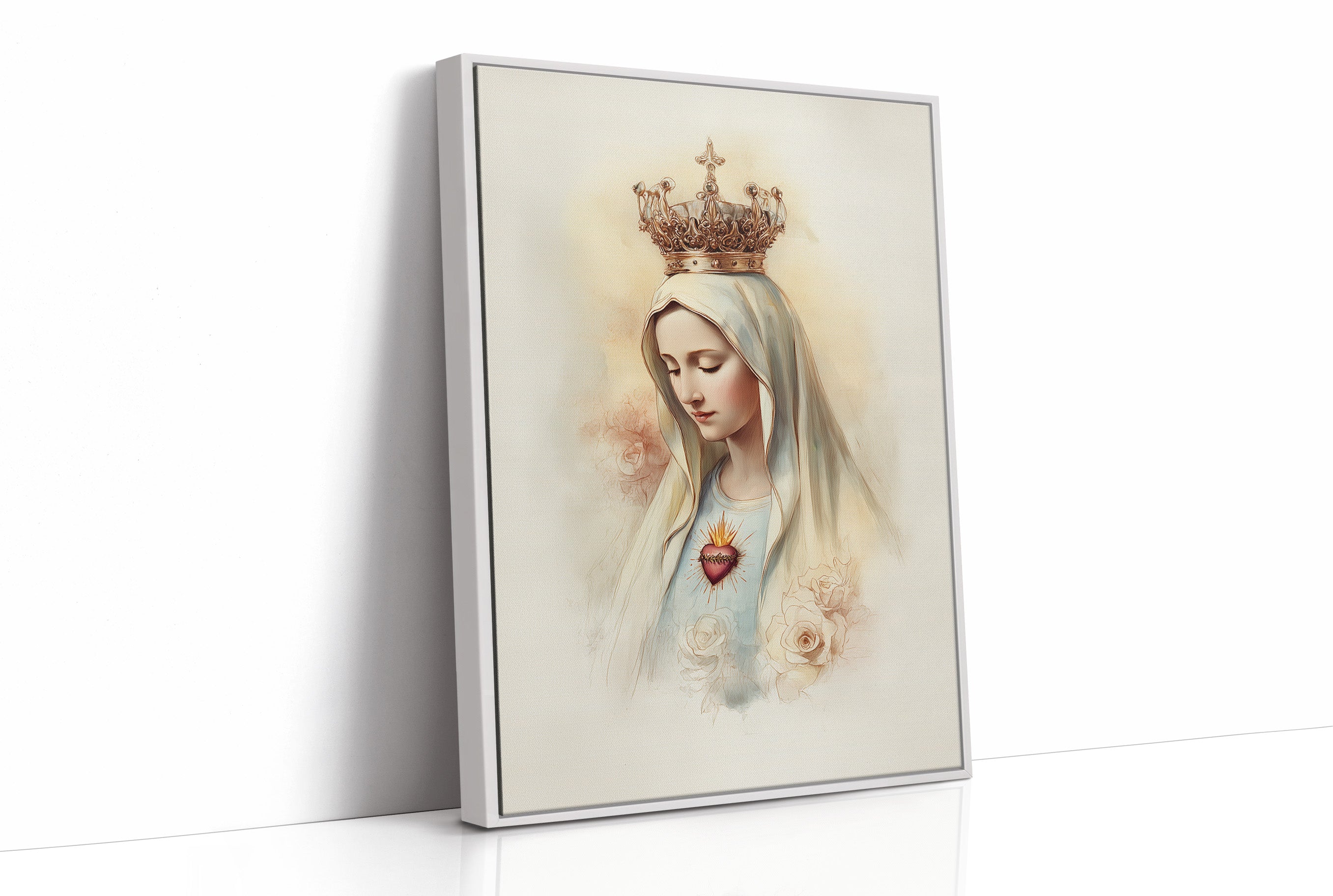 Sacred Heart In Quiet Devotion