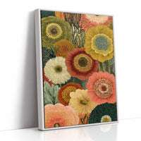 Radiant Zinnia Mosaic Garden