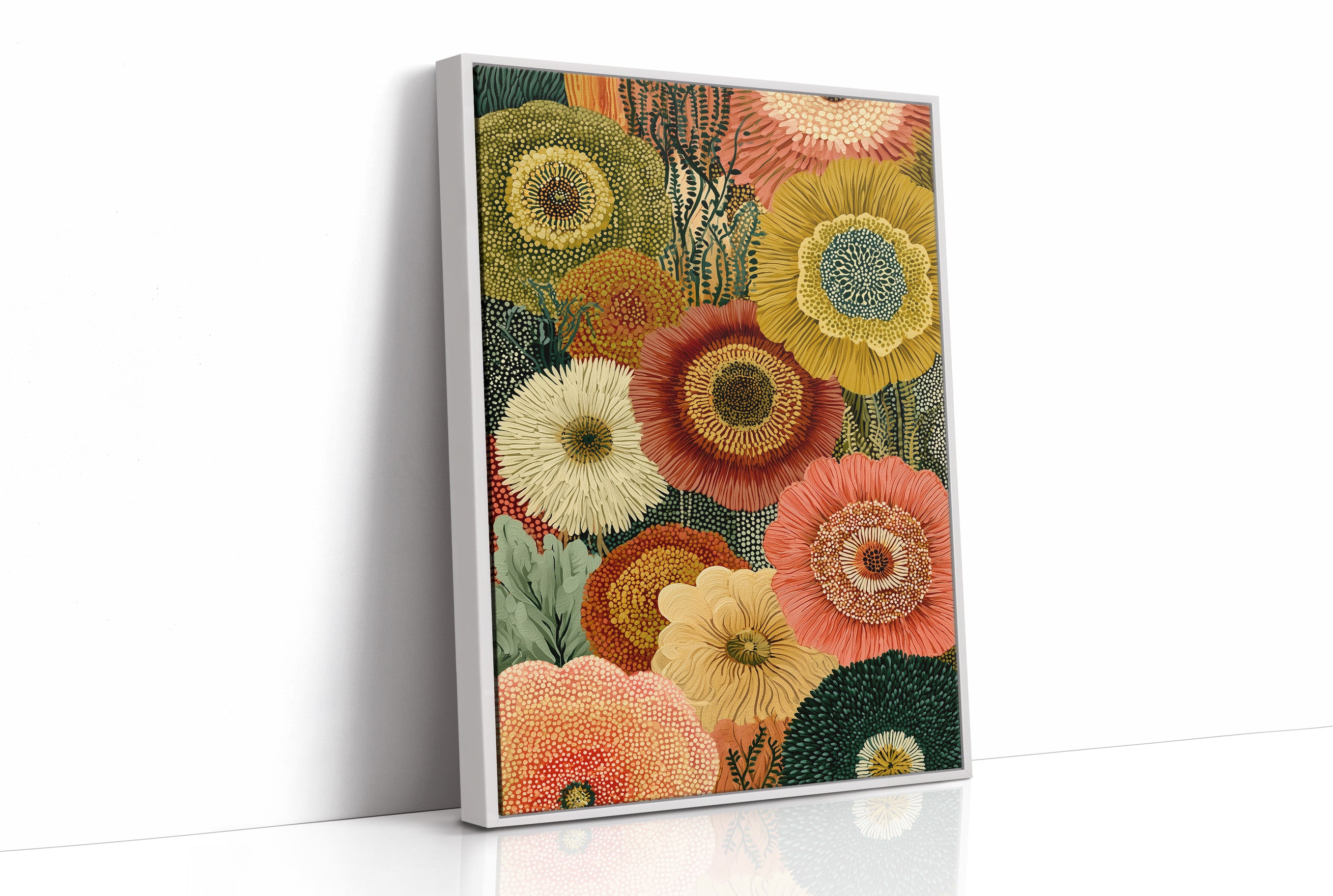 Radiant Zinnia Mosaic Garden