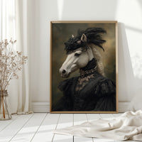 Elegance Draped in Midnight Silk