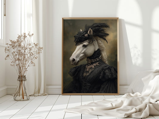 Elegance Draped in Midnight Silk