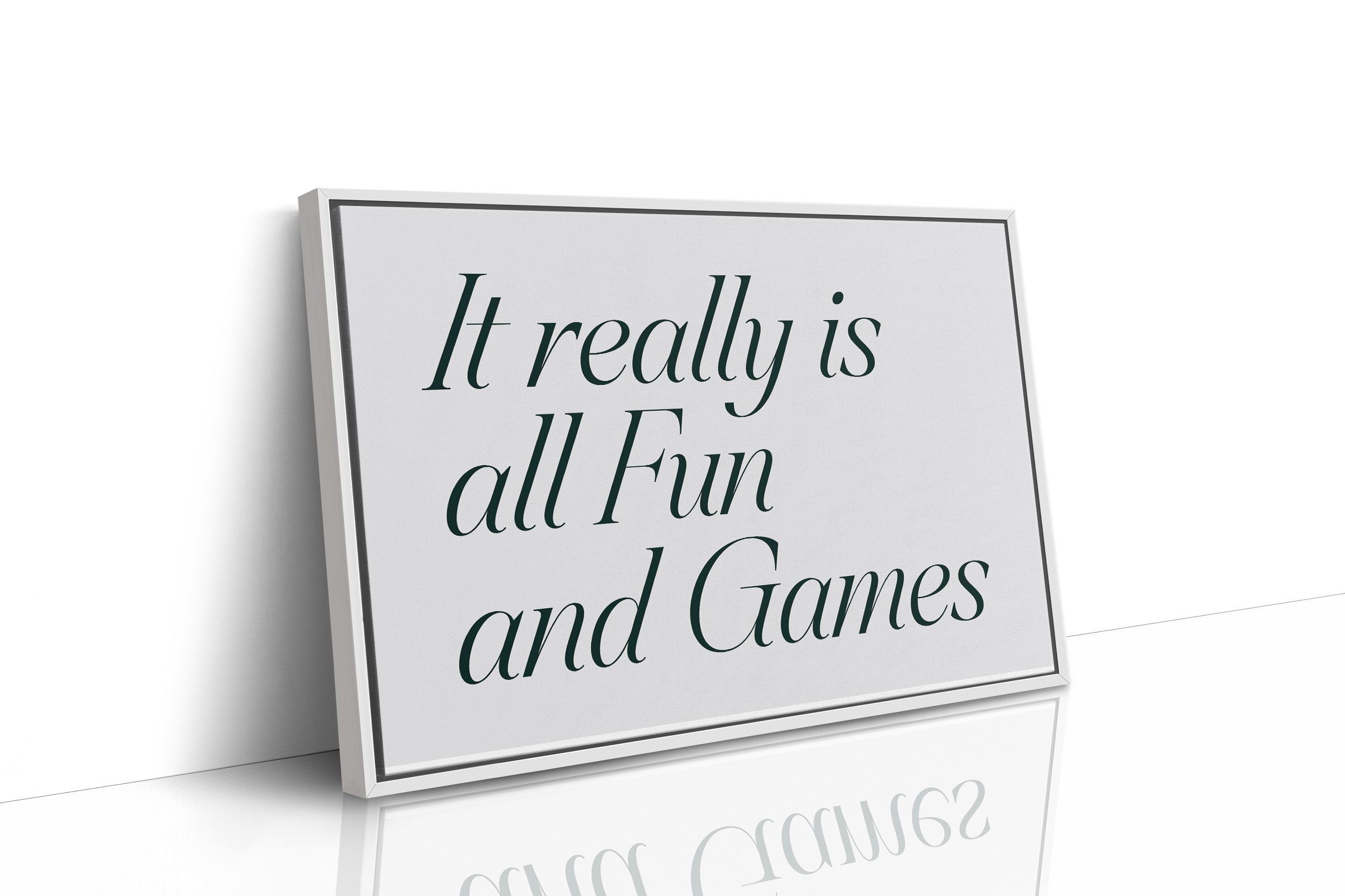 It Really Is All Fun and Games