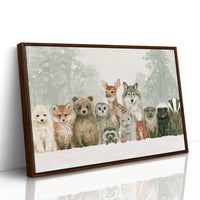 Woodland Friends Gather Round