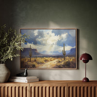 Desert Light Breaks Canyon Walls