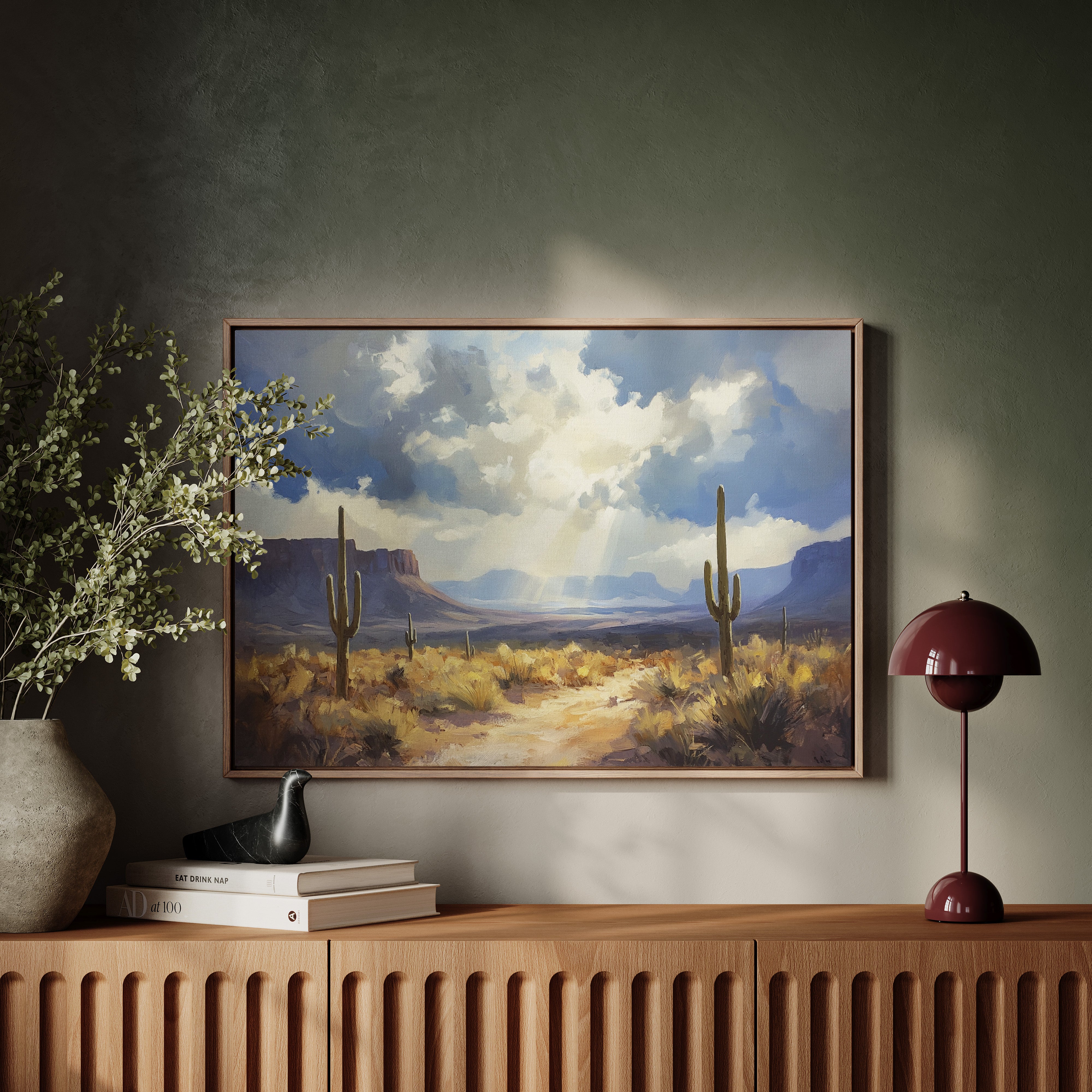 Desert Light Breaks Canyon Walls