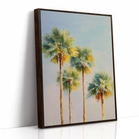 Palms Bathed In Coastal Light