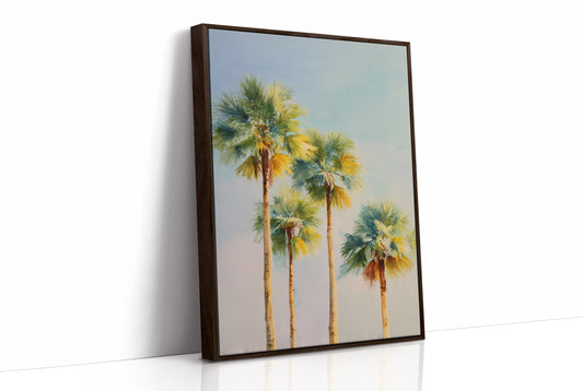 Palms Bathed In Coastal Light