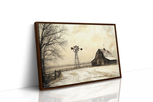 Winter Faith On Prairie Roads