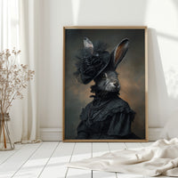 A Rabbit's Midnight Elegance