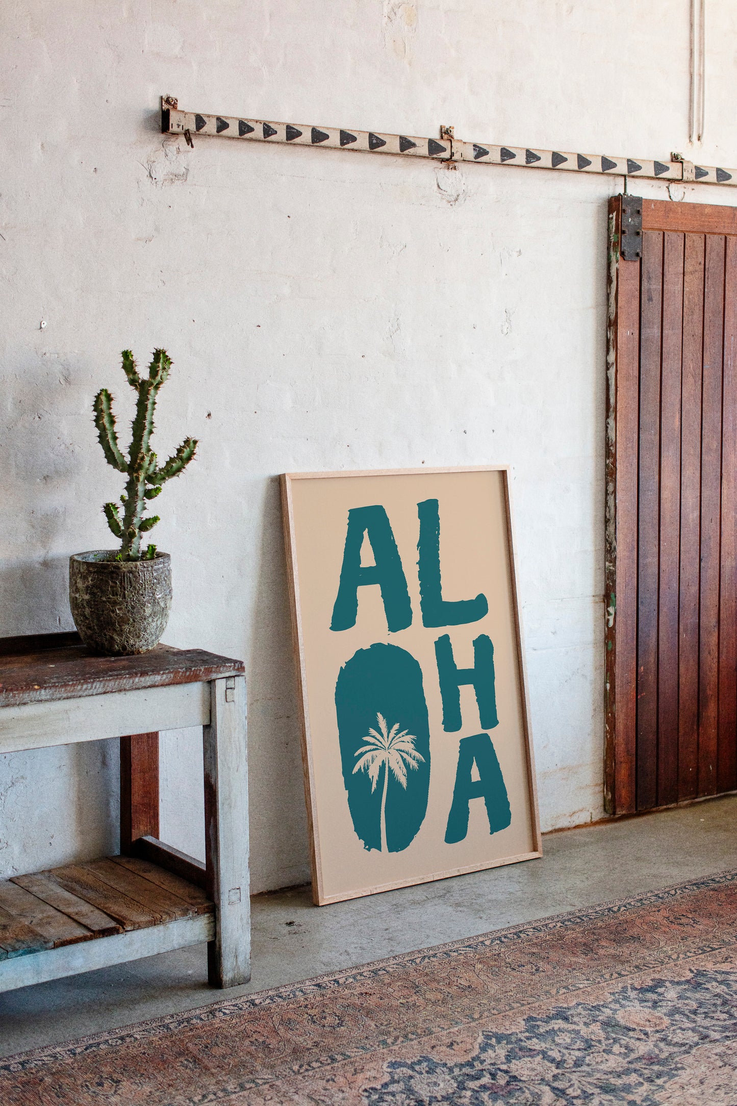 Island Letters Spell Summer Peace