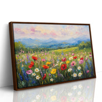 Mountain Meadows Bloom In Rainbow Light