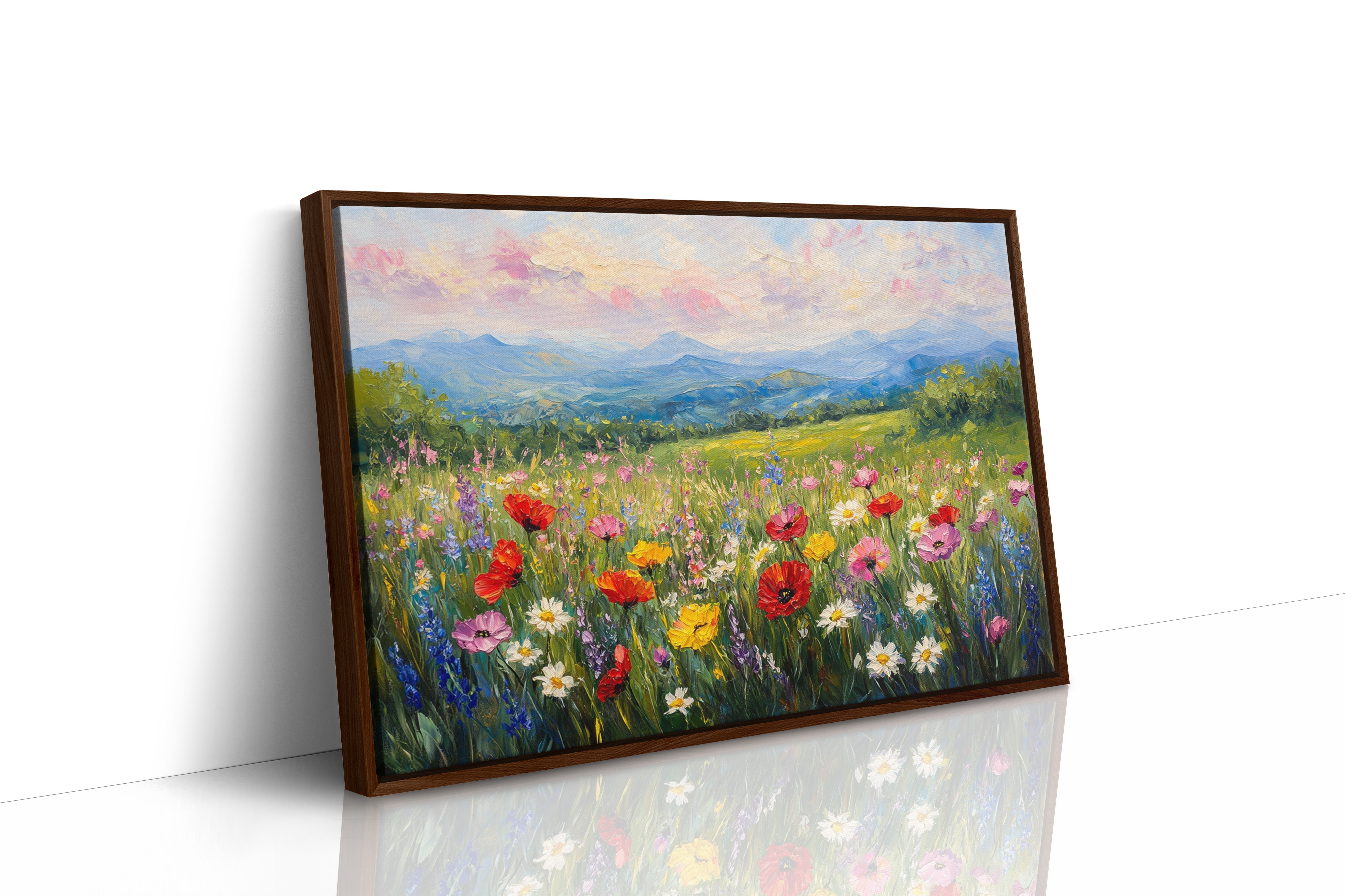 Mountain Meadows Bloom In Rainbow Light