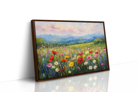 Mountain Meadows Bloom In Rainbow Light