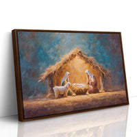 Sacred Light Among Humble Straw