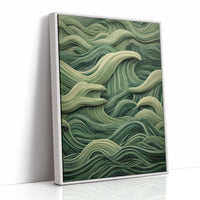 Emerald Waves Dance In Silence