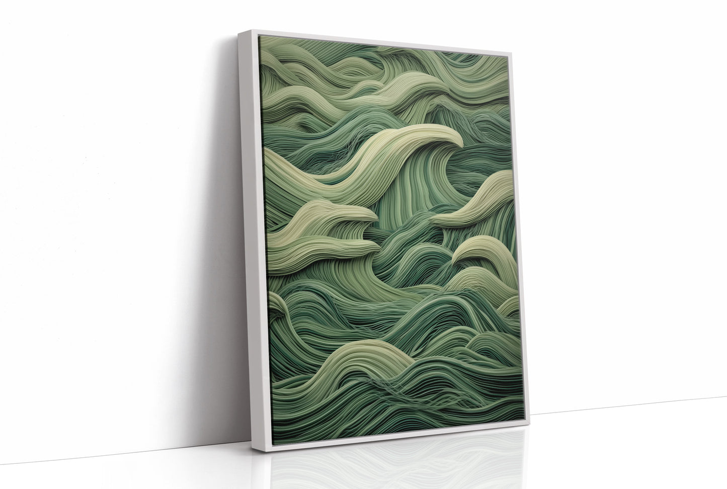 Emerald Waves Dance In Silence