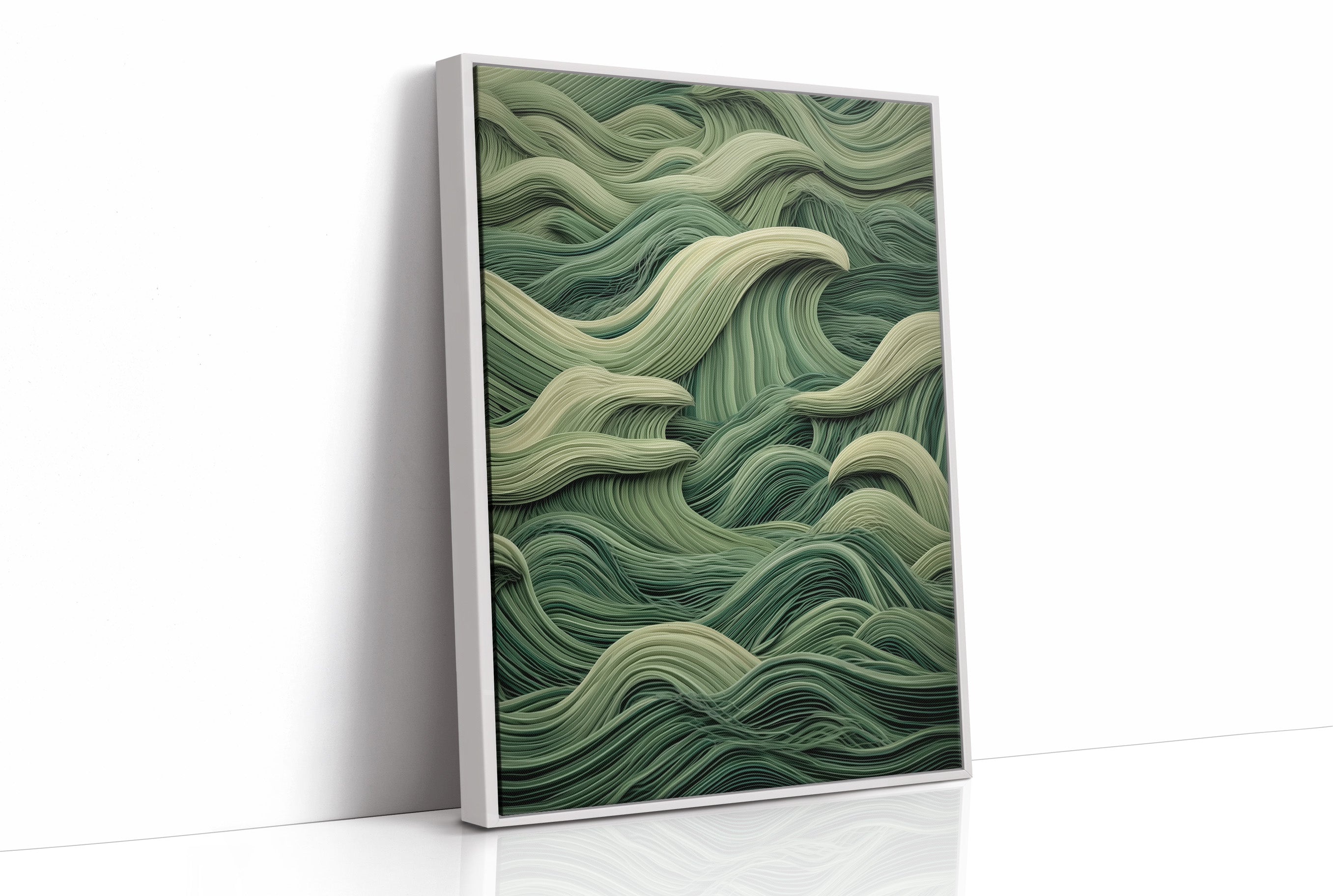 Emerald Waves Dance In Silence