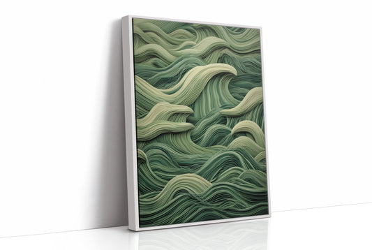 Emerald Waves Dance In Silence