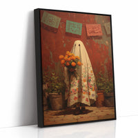 Marigold Offerings Under Papel Picado