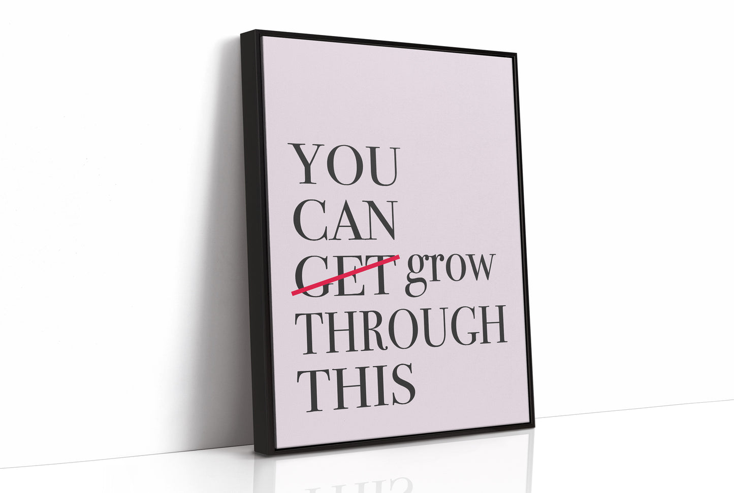 Grow, Not Just Get, Through (Serif)