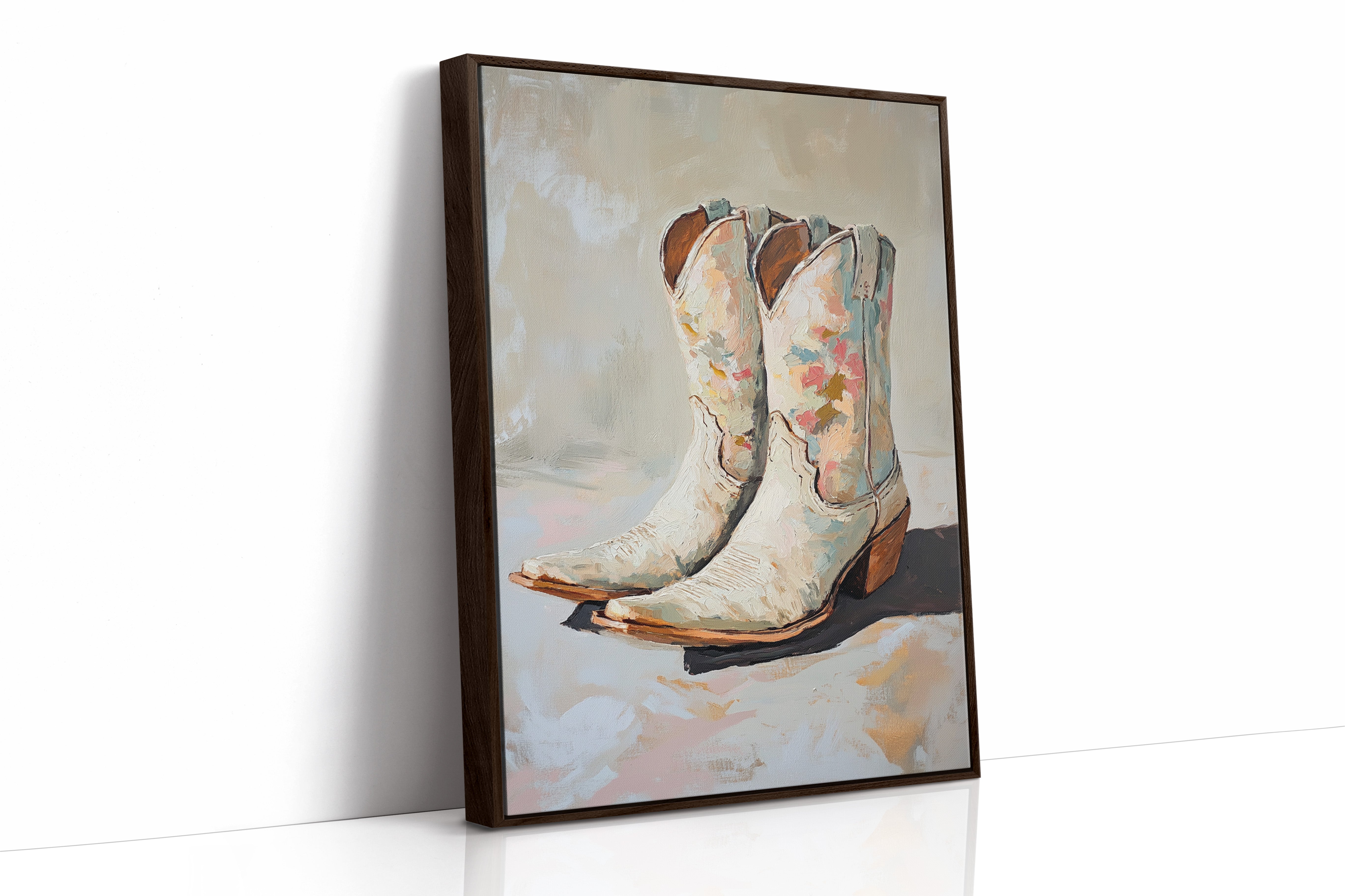 Painted Soles: Floral Cowgirl Boots