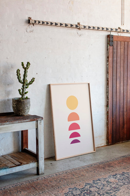 Sunset Phases Paint Desert Stories
