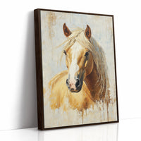 Golden Palomino in Brushstroke Light