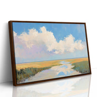Summer Clouds Crown The Marsh