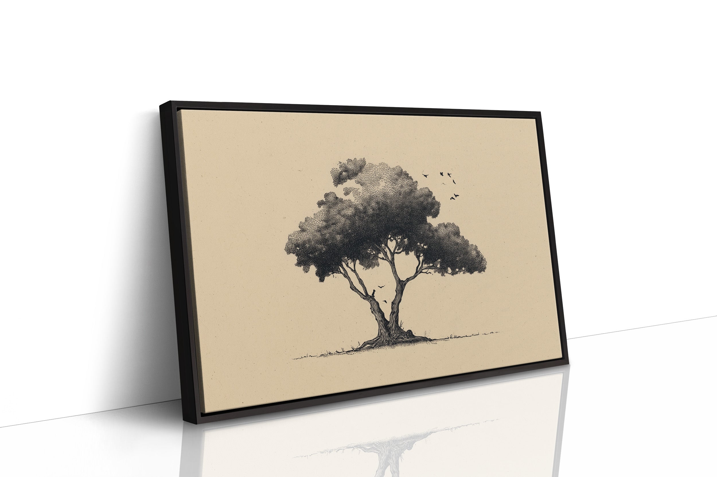 Solitary Acacia Whispers Ancient Tales