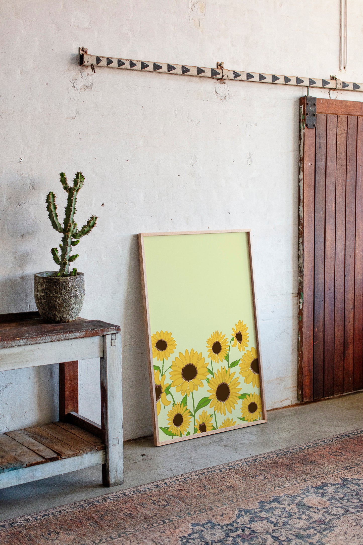 Sunlit Petals Meet Desert Wisdom