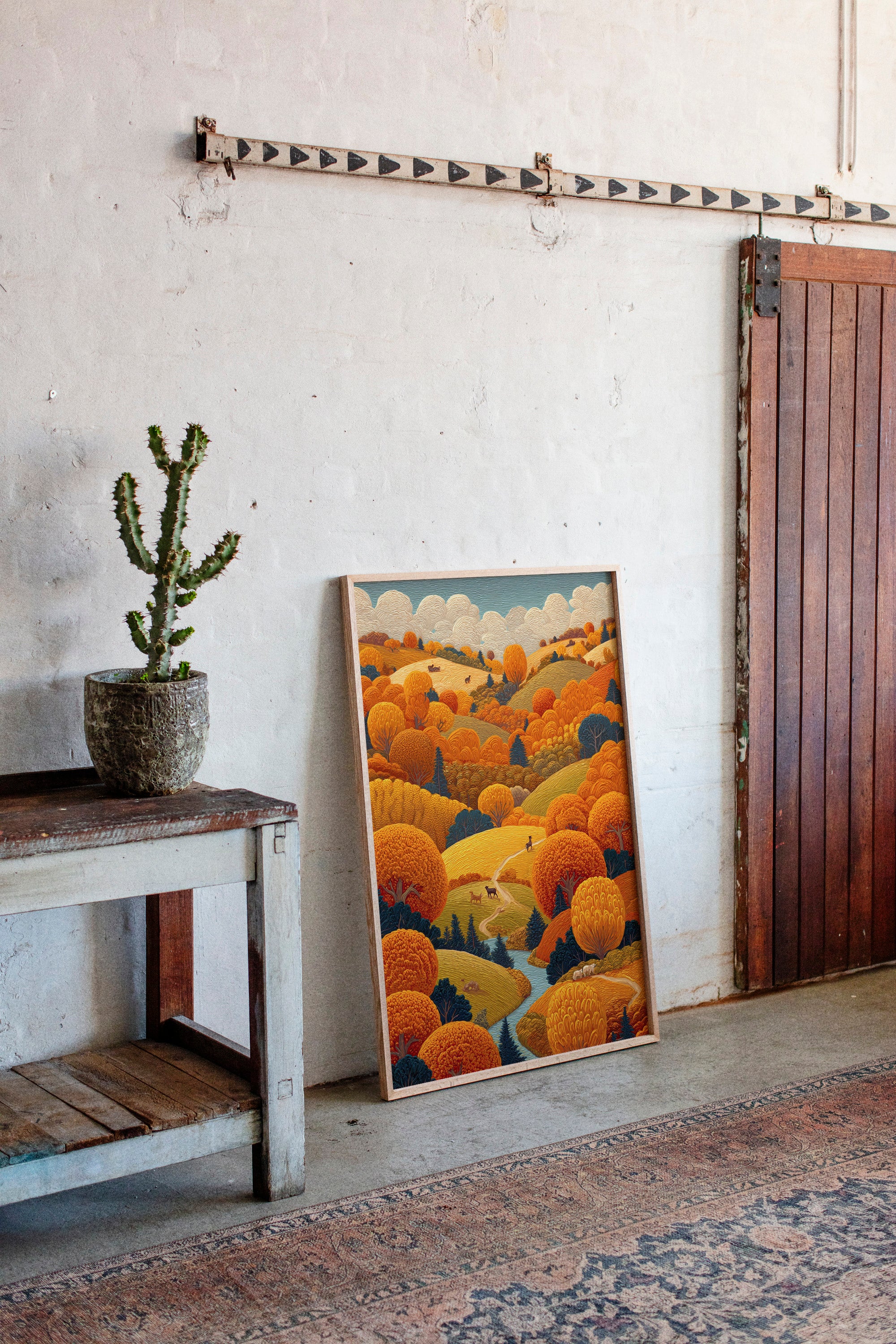 Rolling Hills Paint October's Symphony
