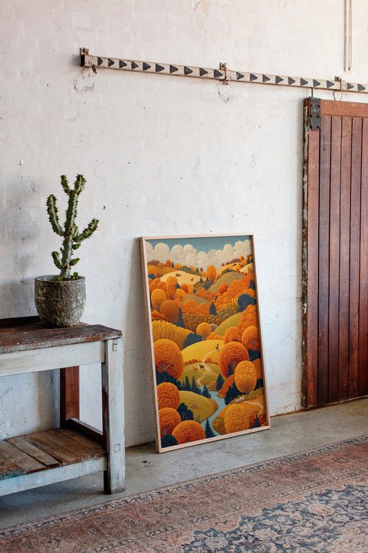 Rolling Hills Paint October's Symphony