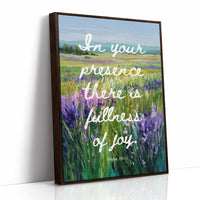 Lavender Fields Carry Sacred Words