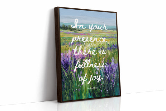 Lavender Fields Carry Sacred Words