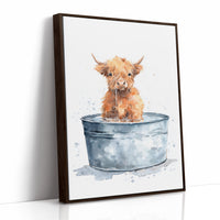 Little Highland in a Tin Bath
