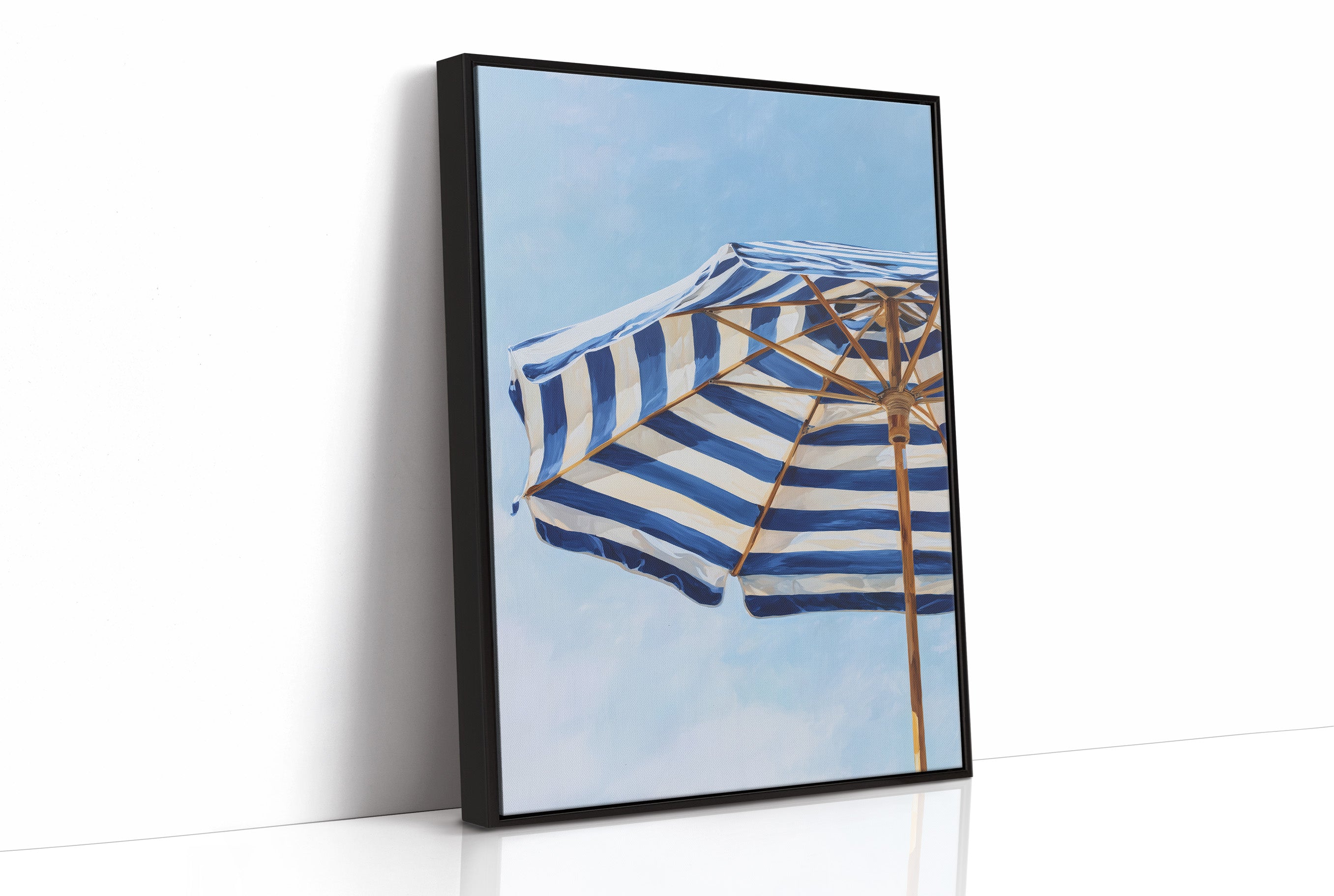 Azure Stripes Shelter Mediterranean Dreams