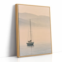 Sailboat Stillness At Dawn
