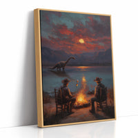 Campfire Under A Jurassic Moon