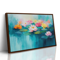 Lotus Dreams Float On Turquoise Waters