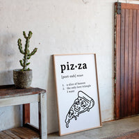 Dictionary Dreams Define Perfect Pizza