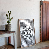Pizza Stories On Checkered Cloth