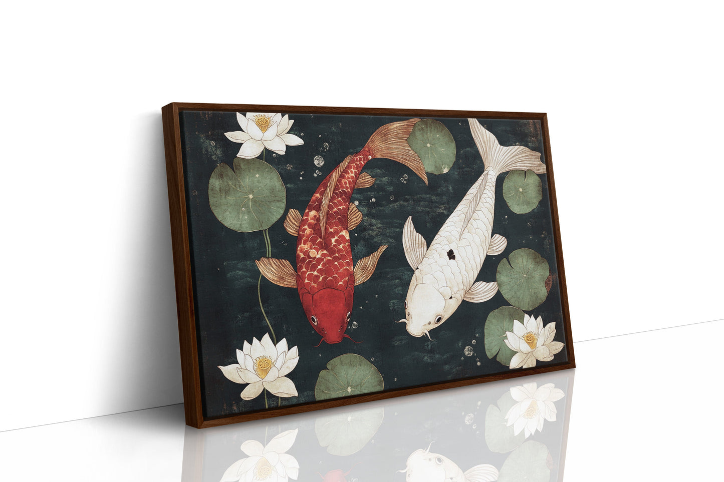 Koi Dance Among Lotus Dreams