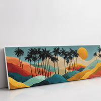 Sunset Over Painted Palms