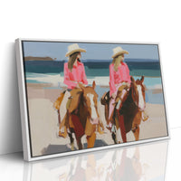 Sisters Riding the Coastal Breeze