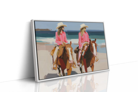 Sisters Riding the Coastal Breeze