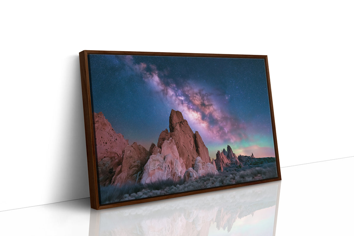 Milky Way Over Red Spires