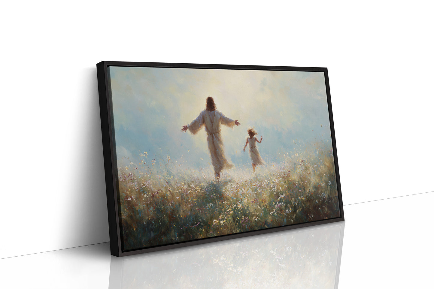 Ethereal Journey Through Wildflower Fields
