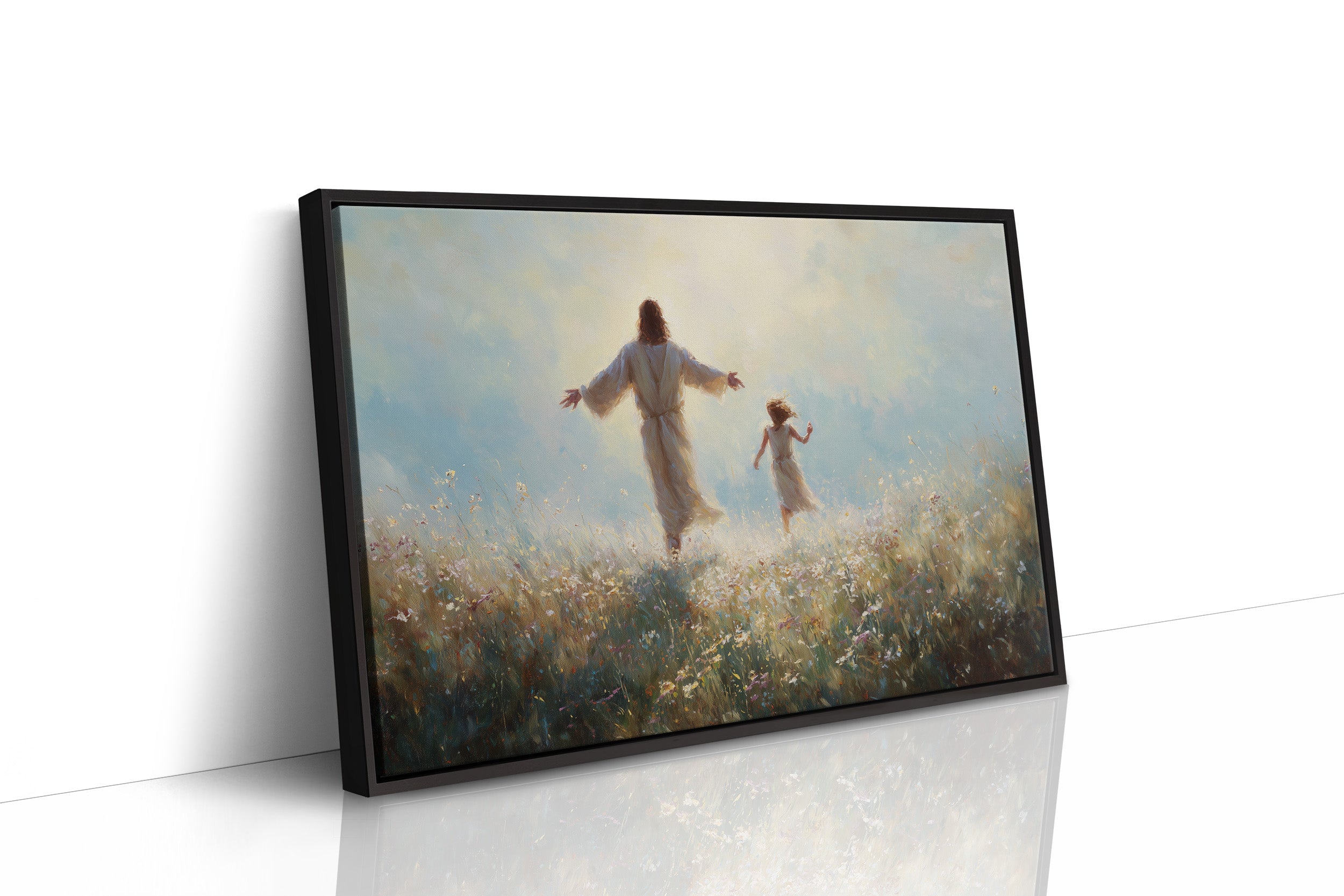 Ethereal Journey Through Wildflower Fields